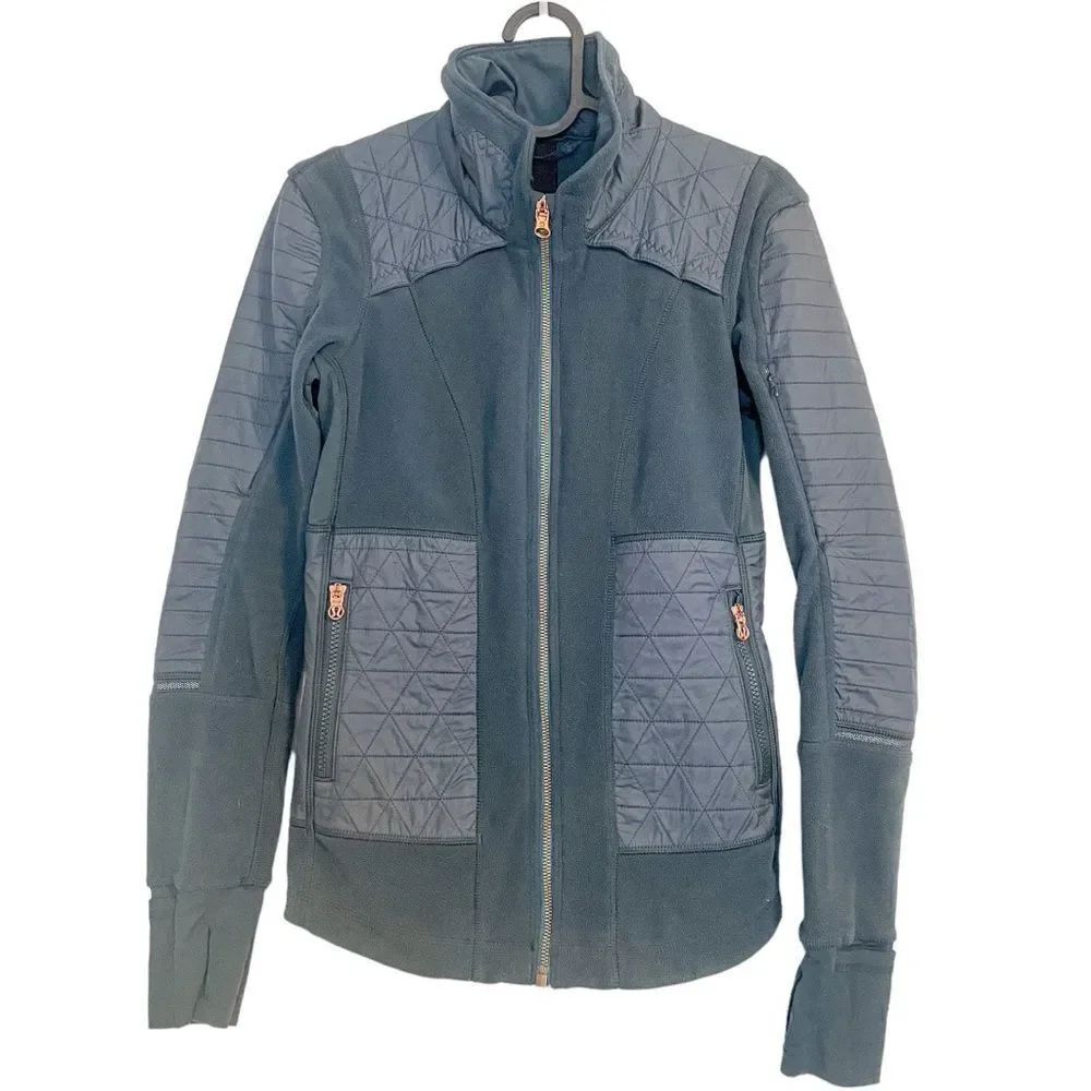 Lululemon Fleecy Keen Jacket in Fuel Green